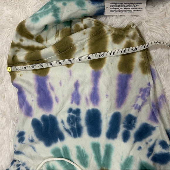 Tie-Dye Cropped Boyfriend Hoodie and Sweatpants. New - Picture 8 of 10